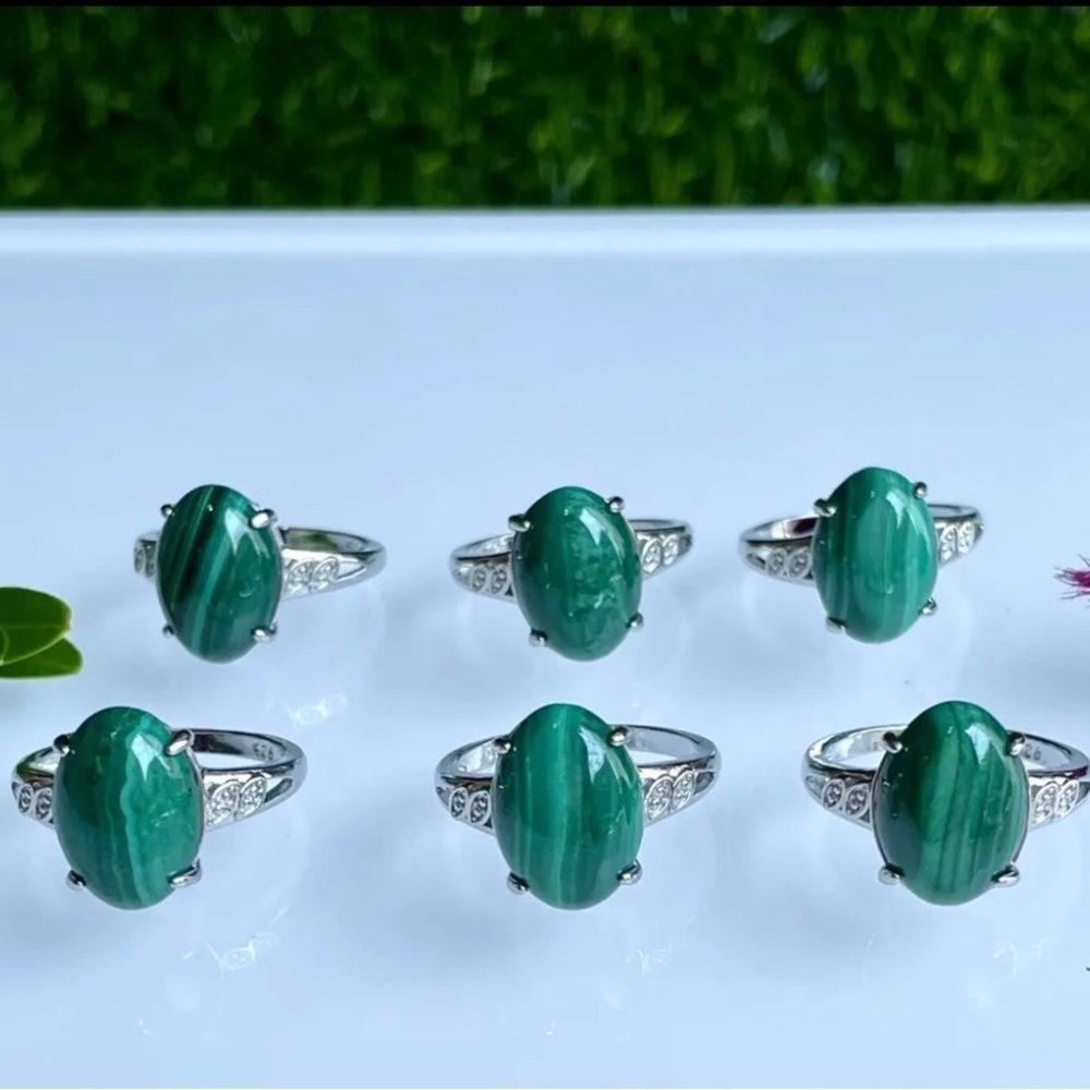 Malachite Gemstone Ring